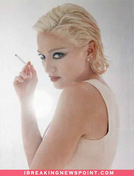 Madonna Smokes, Celebrity Smokers, Does Your Favorite Celeb Do Smoke, Female Celebrity Smokers, Male Celebrity Smokers, Smokers, Smokers in Hollywood,